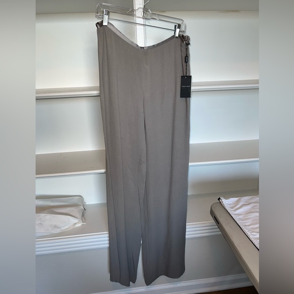 GIORGIO ARMANI Grey Silk Viscose Pant - L - 46IT - Picture 4 of 12